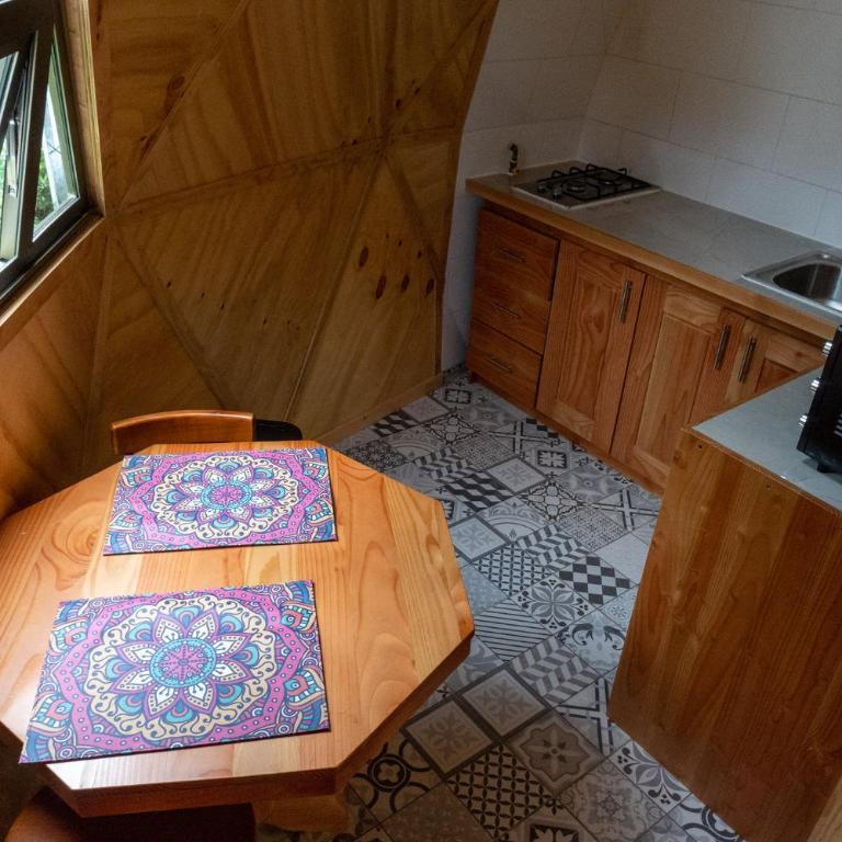 Hermoso domo en altura entre el bosque nativo + tinaja privada - One-Bedroom House - 19