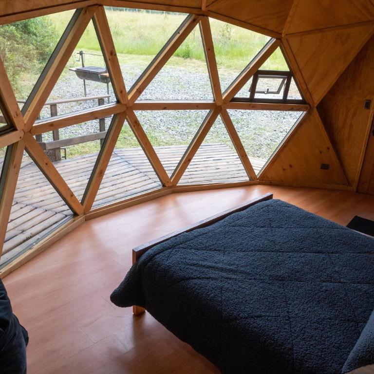 Hermoso domo en altura entre el bosque nativo + tinaja privada - One-Bedroom House - 20