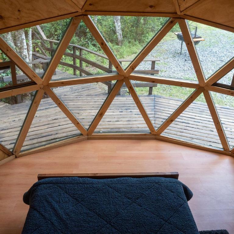 Hermoso domo en altura entre el bosque nativo + tinaja privada - One-Bedroom House - 22
