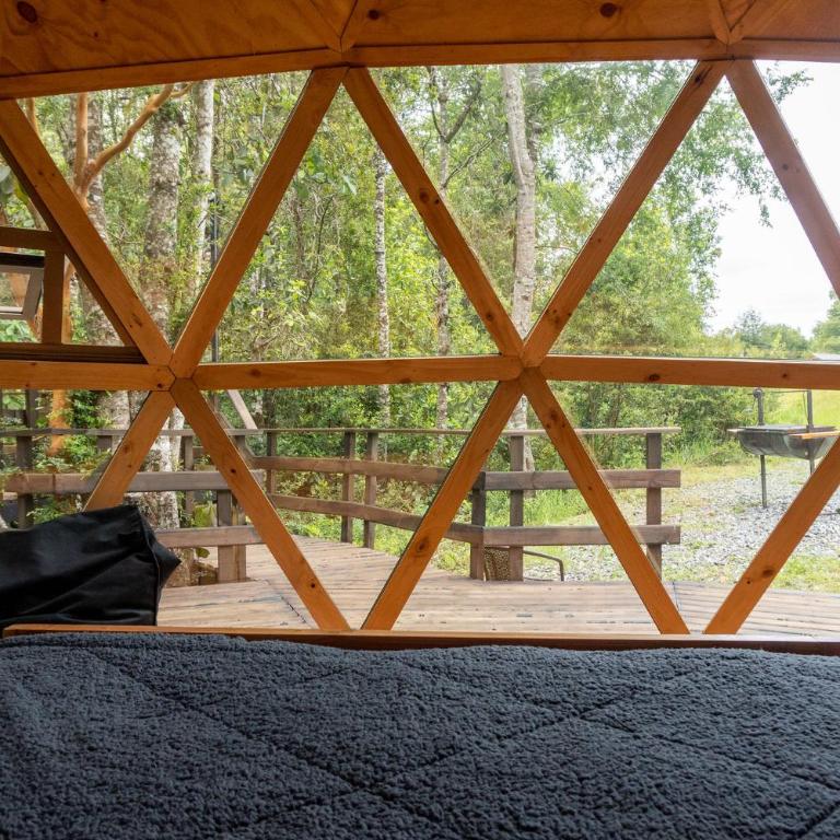 Hermoso domo en altura entre el bosque nativo + tinaja privada - One-Bedroom House - 23