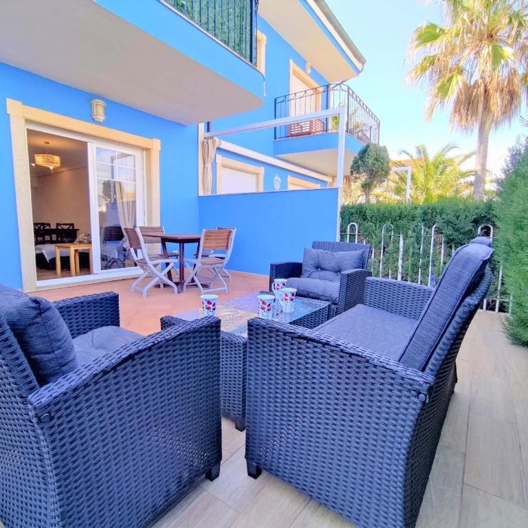 Planta baja con terraza chill out - Primera línea Tres Playas - ALBERT VILLAS - Apartamento con vistas al mar - 1