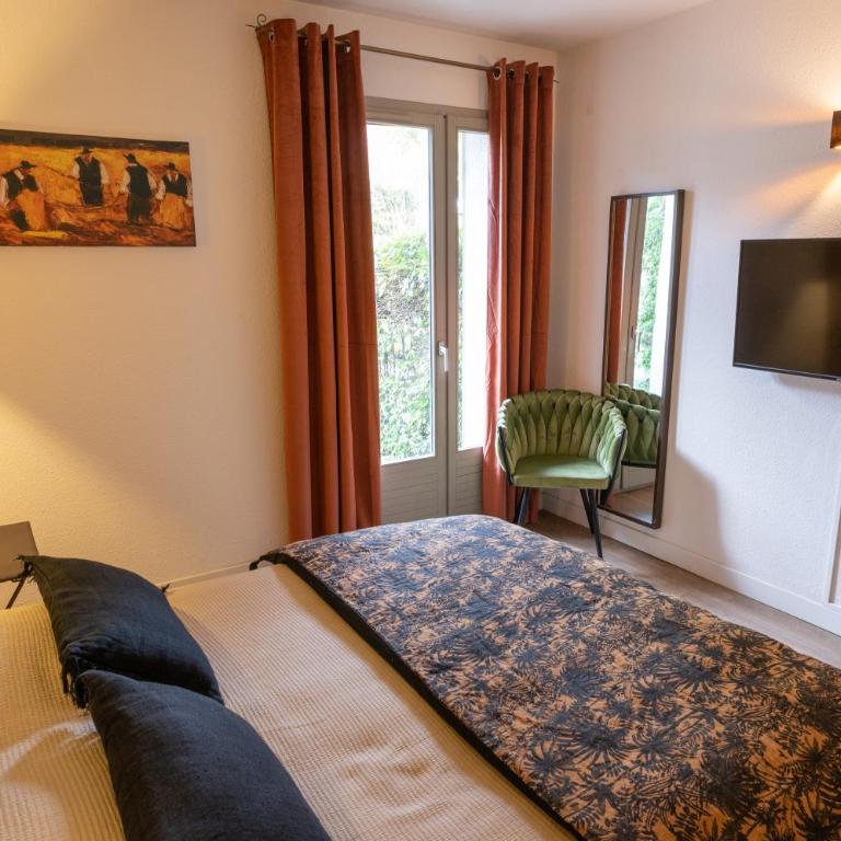 Hôtel l'Amandière - Chambre Double avec Lit King-Size - 3