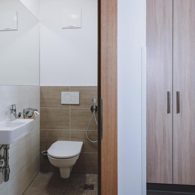 Appartements Sulzer by we rent, SUMMERCARD INCLUDED - Apartment mit 2 Schlafzimmern, einem Balkon und Gartenblick - 13