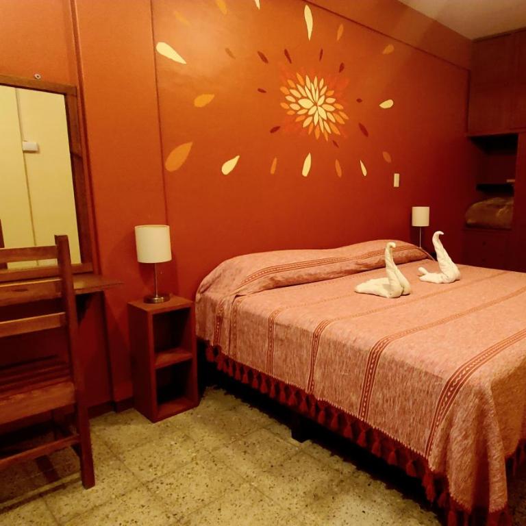 Hotel Florida Oaxaca - Habitación con cama extragrande. - 11