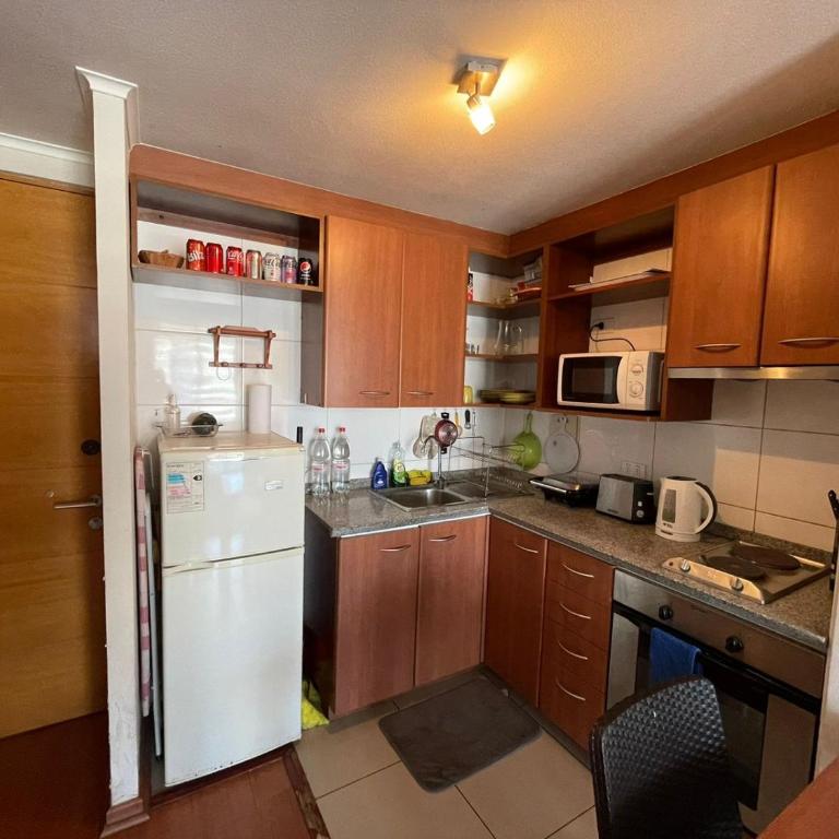 Comodo departamento en el centro de Viña - One-Bedroom Apartment - 2