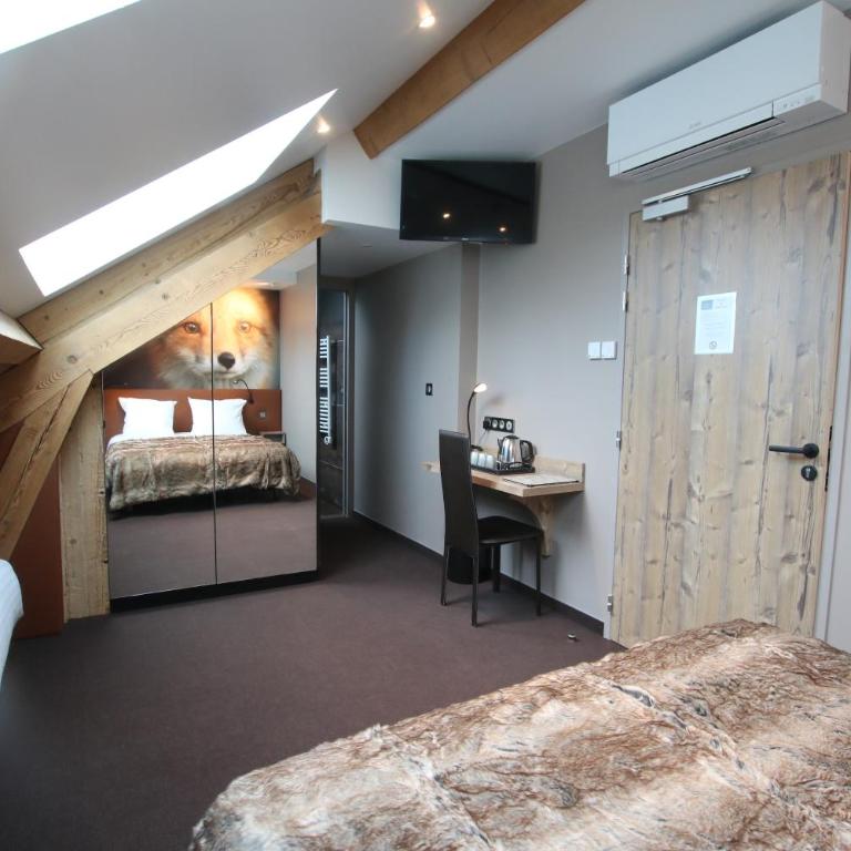 Les Loges Du Parc - Chambre Triple avec Baignoire - Renard - Annexe - 3