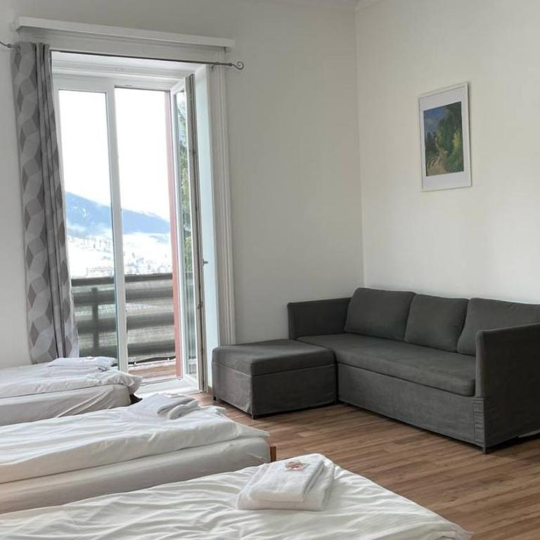 Villa Zentrum Haus Davos - Familienzimmer - 8