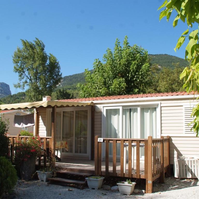 Hotel et Camping Les Rives du Loup - Mobile Home Familial 2 Chambres - 8