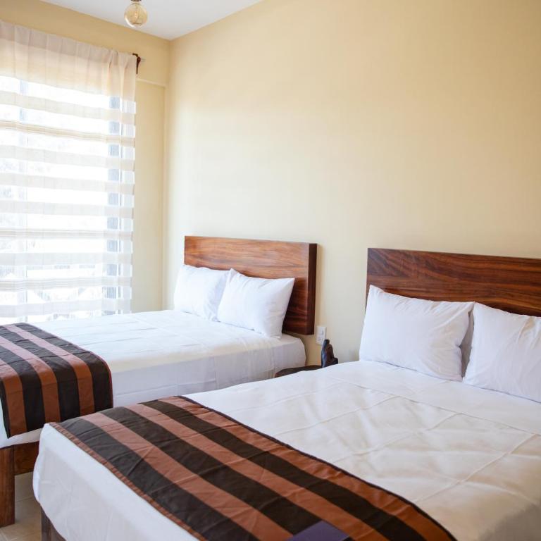 Hotel Santa Cruz Punta Zicatela - Habitación Doble - 2 camas dobles - 2