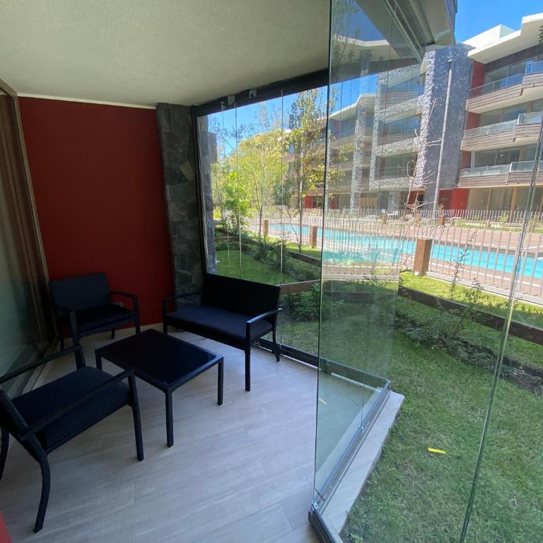 Departamento Pucón, Piscinas, Quincho y Terraza. - Two-Bedroom Apartment - 14