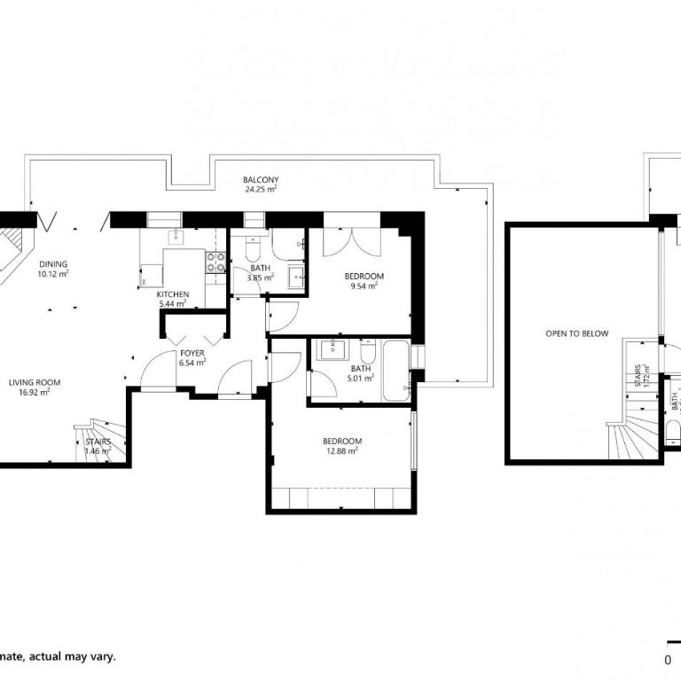 Terrasses du Paradis 7A LUXE & CENTER apart 8 pers - Appartement avec Vue sur la Montagne - 25