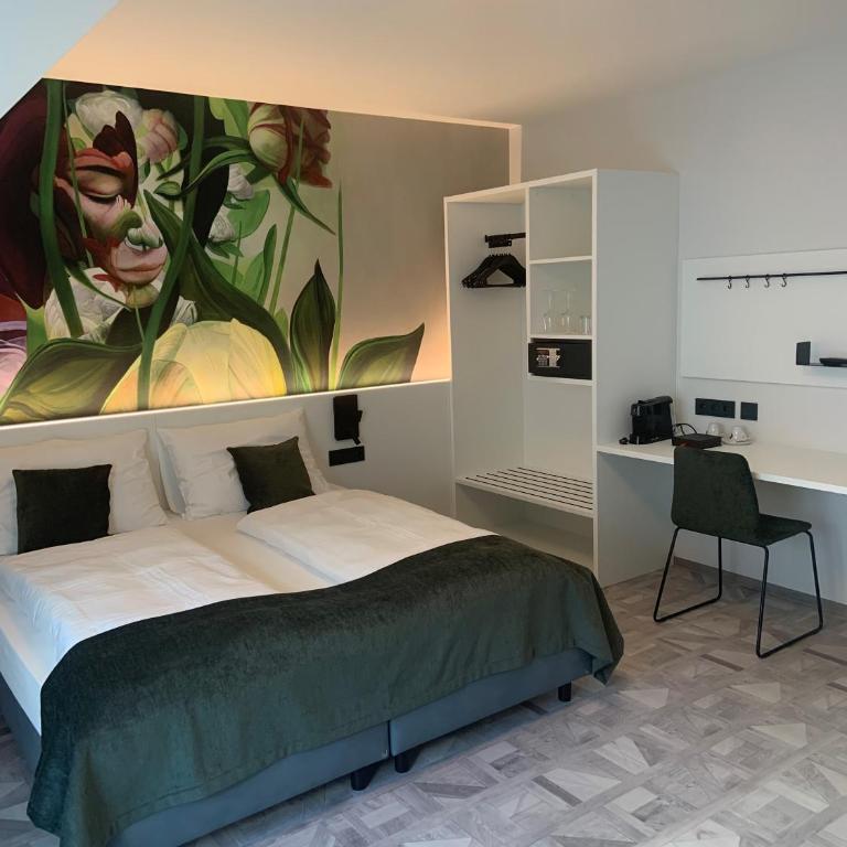 ART-INN Design Self-Check-in-Hotel - Studio mit Kingsize-Bett und Schlafsofa - 6