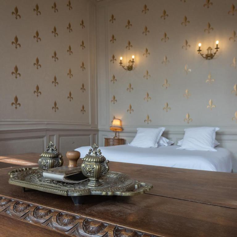 L'Hotel de Panette, Un exceptionnel château en coeur de ville - parking privé cour - Chambre Double ou Lits Jumeaux « Le Marquis de Tristan » - 11