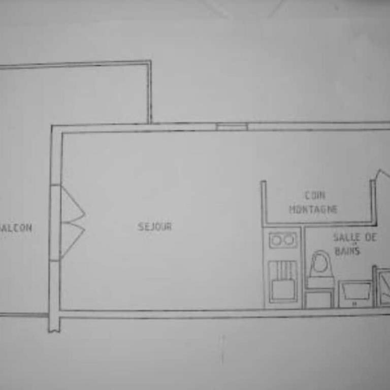 studio 4 couchages, pied des pistes - Appartement 1 Chambre - 4