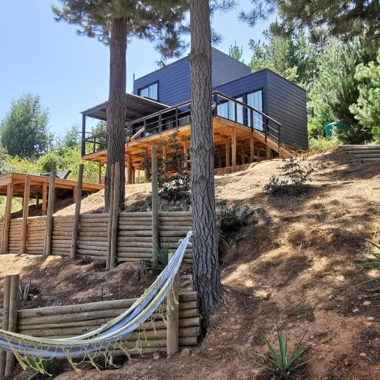 Hermosa cabaña con vista al lago Vichuquén - Three-Bedroom House - 5