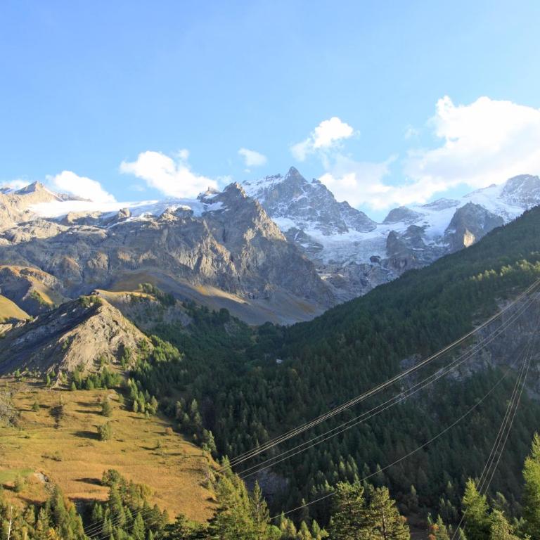 Mountain Lodge in Alps-chez Philippe, Panoramic-Village, Renting, view over Glaciers - N°301 One Bedroom apartment CHAMOIS - with private terrace and glacier view - 5