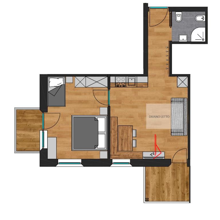 Ansitz Steiner - Appartamento con 1 Camera da Letto - 1