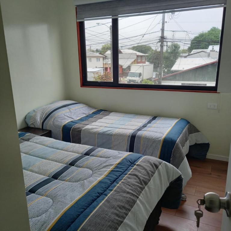 Cabañas y Departamentos Las Palmas, Temuco Depto 1 - Three-Bedroom Apartment - 12