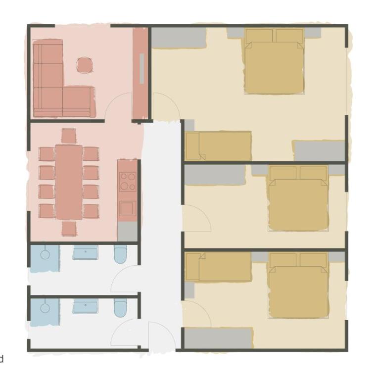 Haus Bellevue - Three-Bedroom Apartment - 5