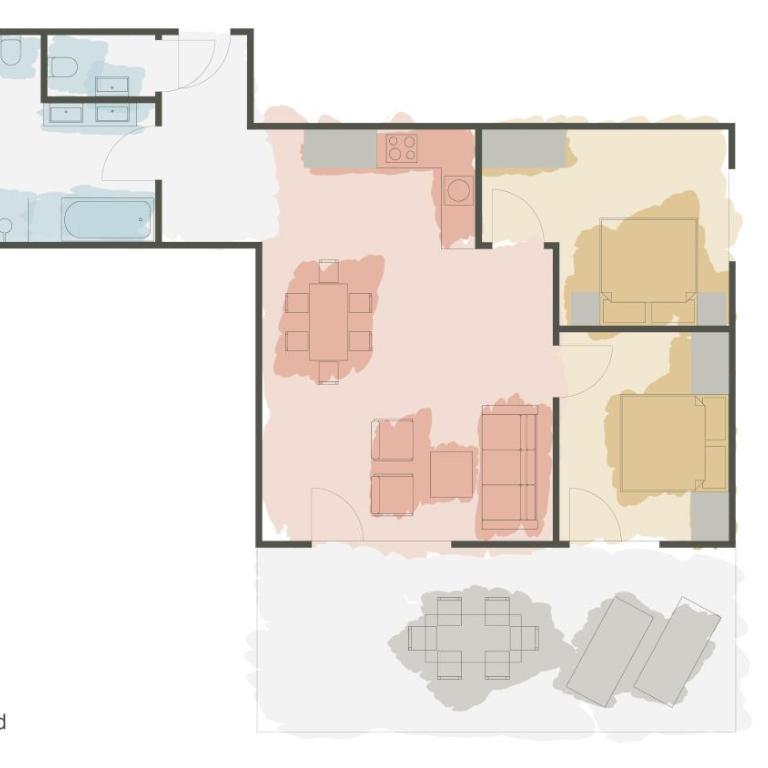 VAYA St Anton - Standard Apartment mit 2 Schlafzimmern - 3