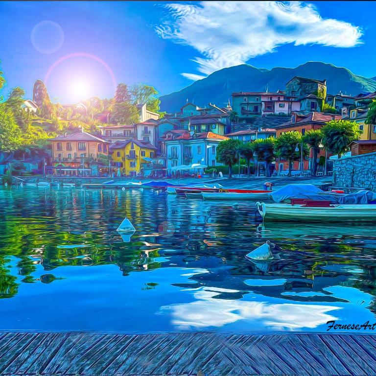 Appartamento vista Lago, giardino spiaggia a Stresa vista Isole Borromee e Golfo Borromeo - STRESAFLAT - Monolocale con Vista Lago - 68