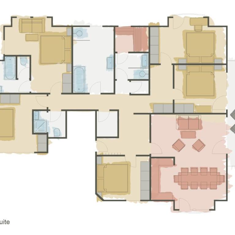 VAYA Post Saalbach - Penthouse-Suite mit 5 Schlafzimmern und eigener Sauna - 13