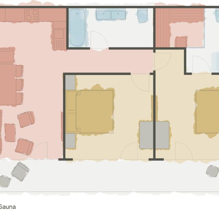 VAYA St Zeno Serfaus - Deluxe Apartment mit 2 Schlafzimmern und eigener Sauna - 6