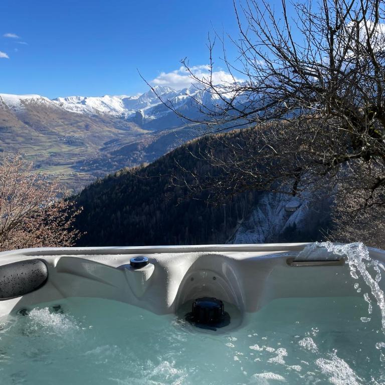 Ferme de Soulan, gîtes de charme - Gîte Mouflon avec spa et vue à couper le souffle - 48