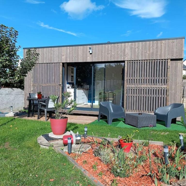 La cabane au fond du jardin - 300m de la plage - Studio avec Terrasse - 9