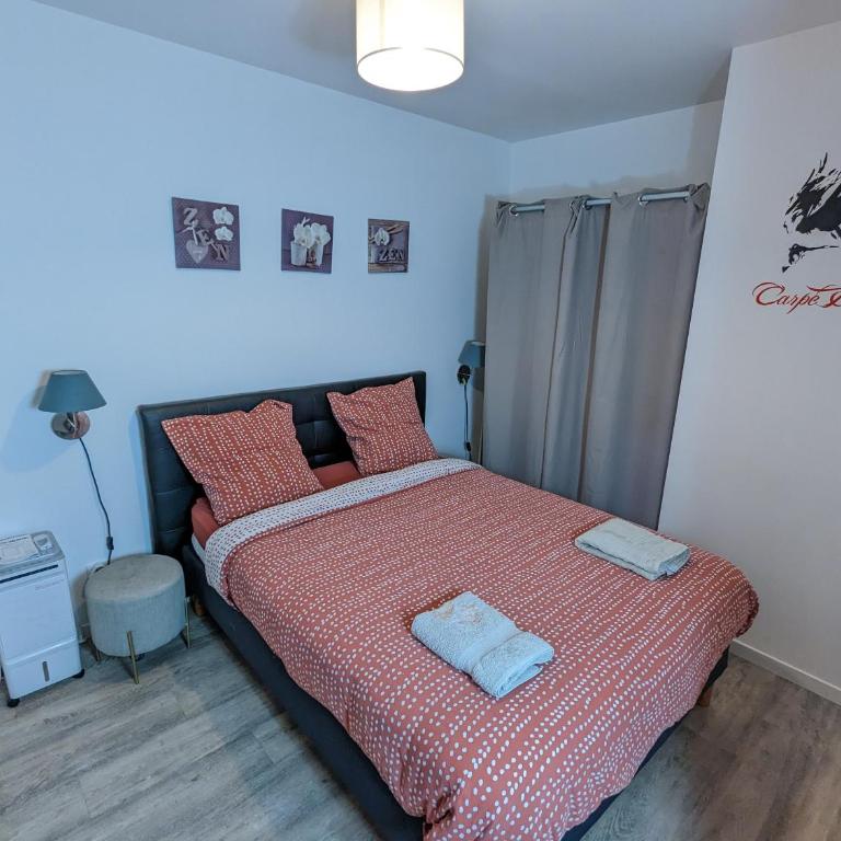 Beau-Jean, Un Cocon Sympa 5 min à Pied du Centre-Ville, Parking Privé, à 10 min du CHU - Appartement 1 Chambre - 12