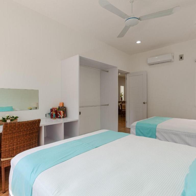 Luxury Puerto Morelos Cancun Home - 3 Double Rooms - Three-Bedroom Apartment - 9