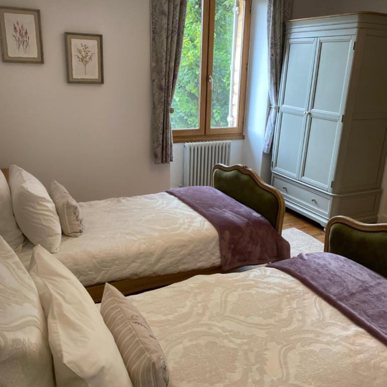 La Dovecote Sarlat - Habitación Doble con baño privado - 2 camas - 2