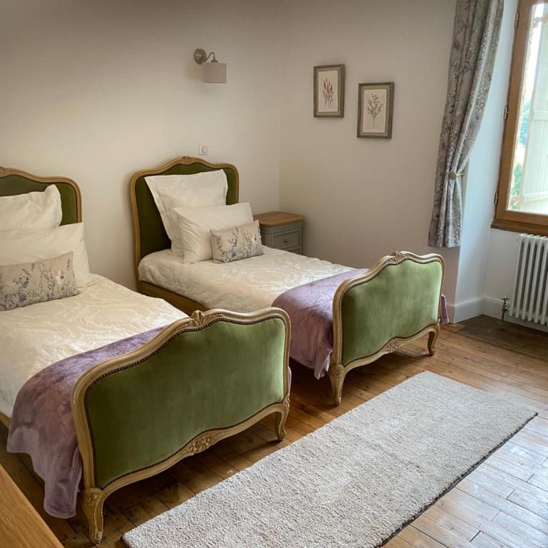 La Dovecote Sarlat - Habitación Doble con baño privado - 2 camas - 1