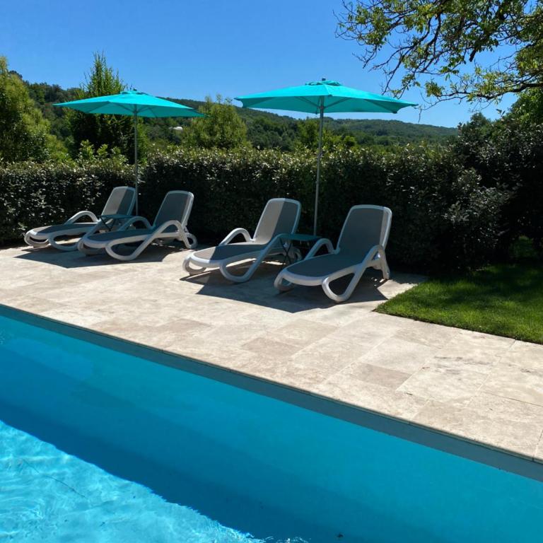 La Dovecote Sarlat - Habitación Doble con baño privado - 2 camas - 4