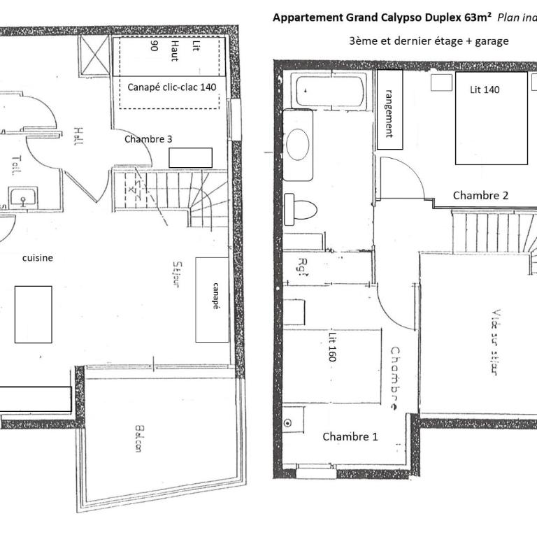 Appartement Grand Calypso - Appartement 3 Chambres - 27
