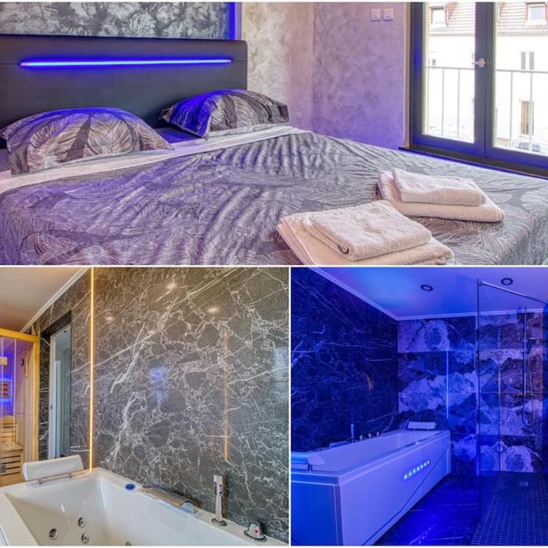 Appart Hotel avec Sauna, Jacuzzi, - Appartamento con 1 Camera da Letto - 8
