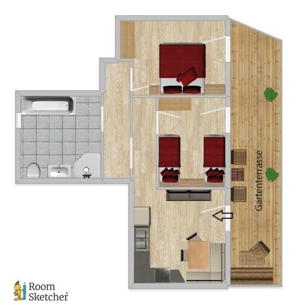 Ferienwohnung Brugger - Apartment mit 2 Schlafzimmern - 21