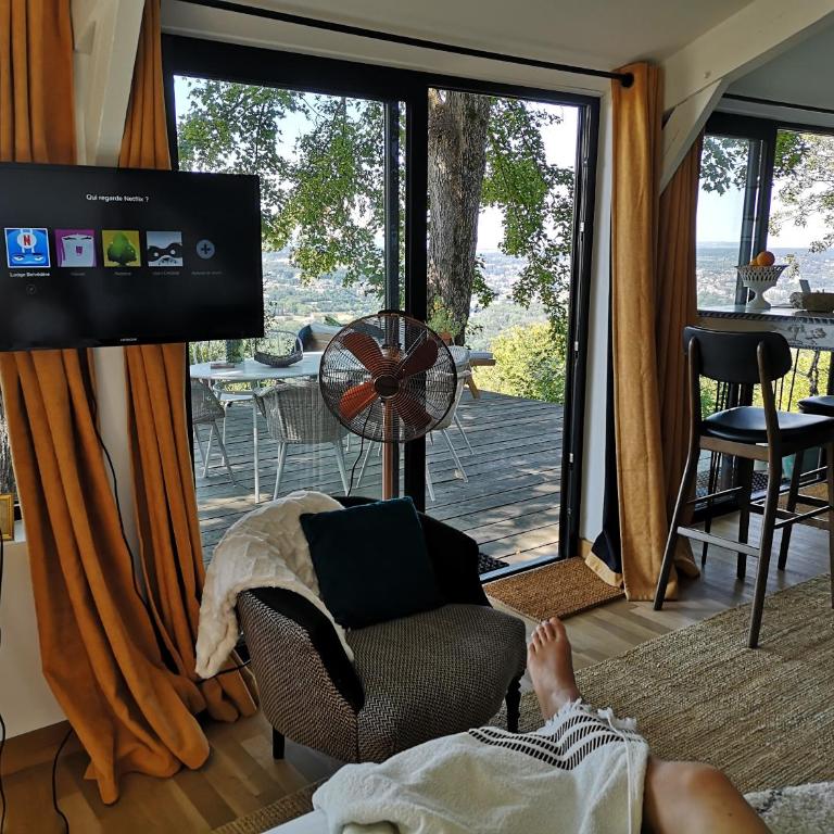 lodge-bélvédere sur les hauteurs de vichy - Studio - Vue sur Montagne - 18