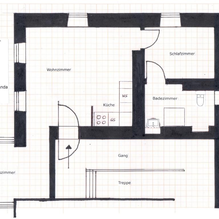 Altes Pfarrhaus - Appartement 1 Chambre - 10