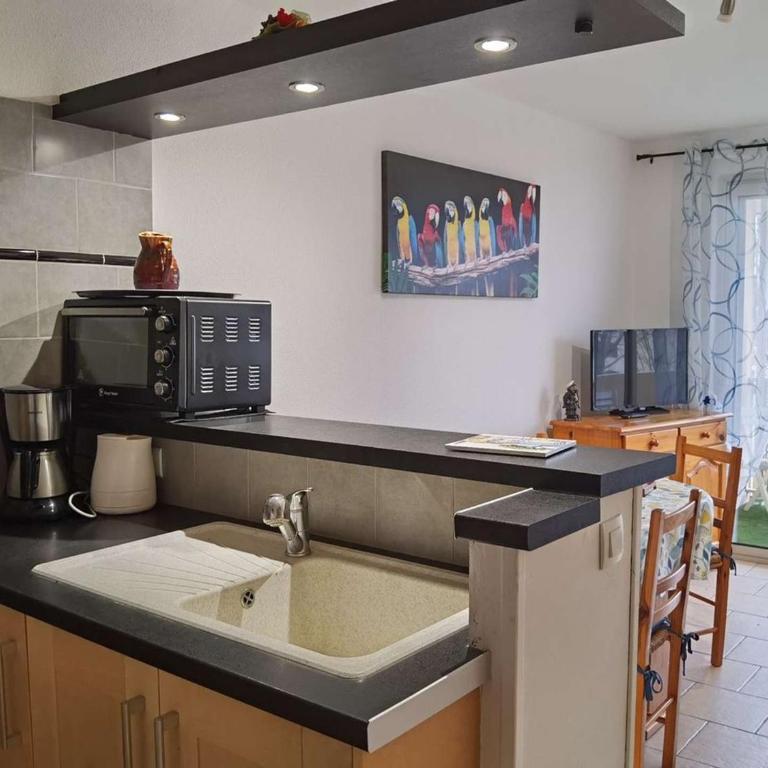 Charmant appartement T2 cabine, proche plage, commerces, parking privé, terrasse sud-est, 5 pers - FR-1-326-582 - Appartement (5 Adultes) - 3