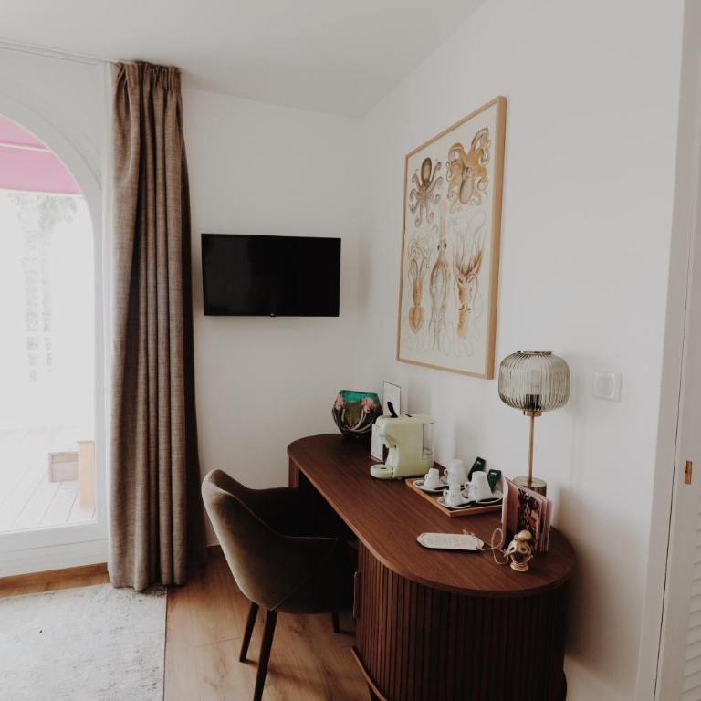 Le Rose Thé - Chambre Double avec Jacuzzi et Terrasse Privée - 31