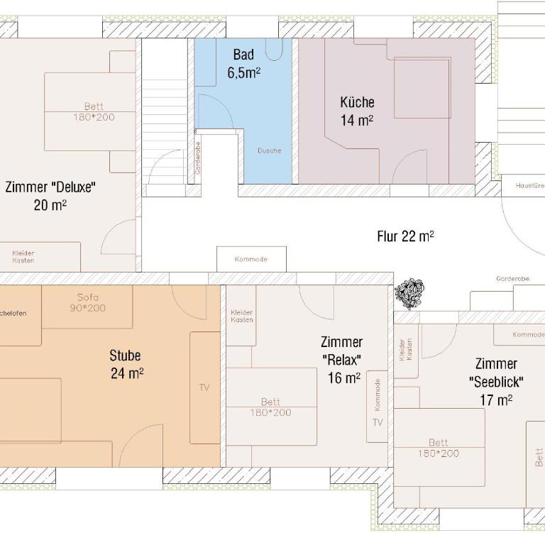 Apartmenthaus PARADISE - Three-Bedroom House - 33