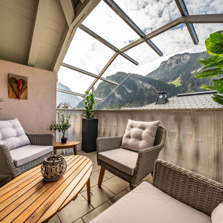 Gästehaus Wiesengrund & Apart Sporer - Apartment mit Balkon - 14