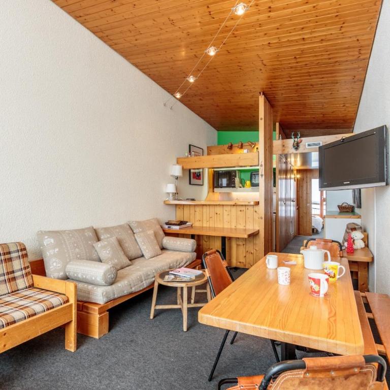 Duplex les Arcs 1800 - Pierra Menta - Vue Imprenable avec Terrasse et Balcon - 9 Personnes - Apartment mit 3 Schlafzimmern und Bergblick - 9