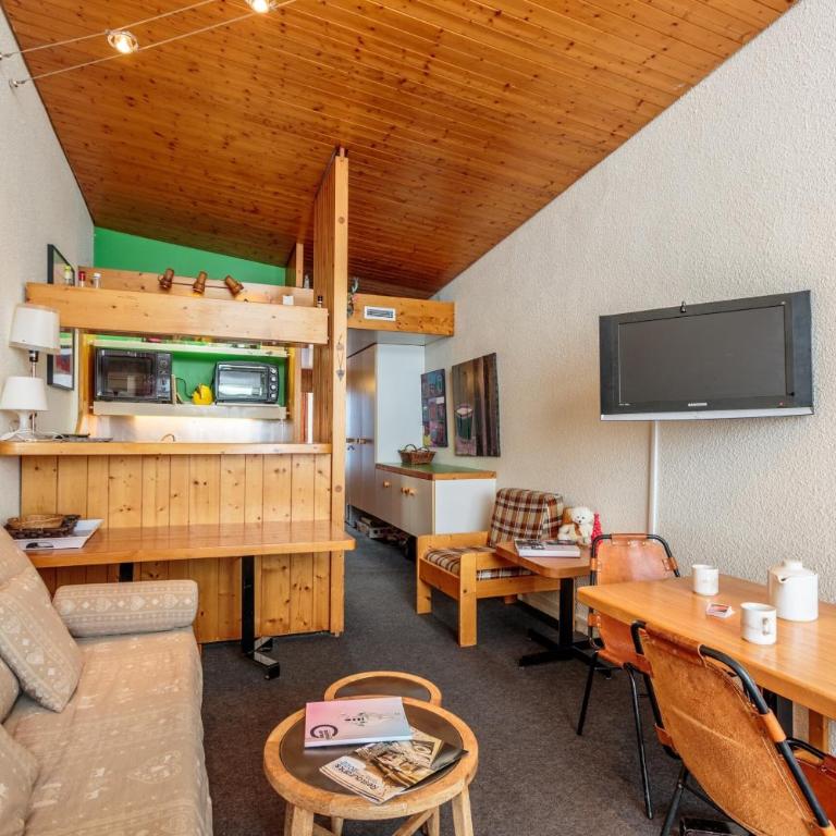 Duplex les Arcs 1800 - Pierra Menta - Vue Imprenable avec Terrasse et Balcon - 9 Personnes - Apartment mit 3 Schlafzimmern und Bergblick - 12