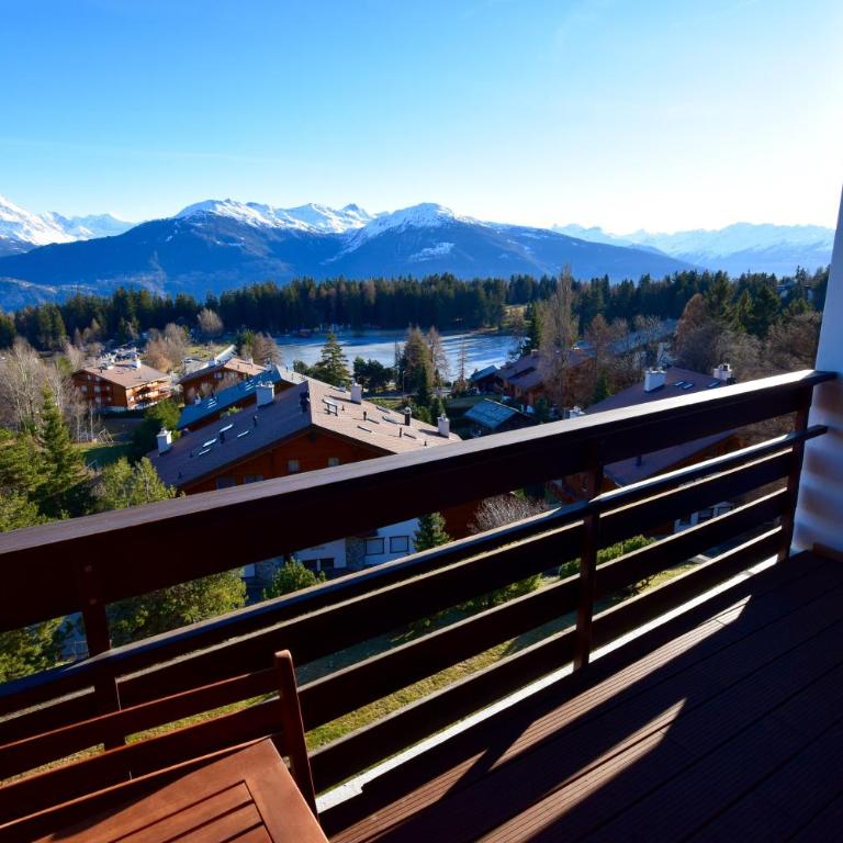 Attique - vue plongeante sur le lac de la Moubra - Apartment mit 1 Schlafzimmer - 26