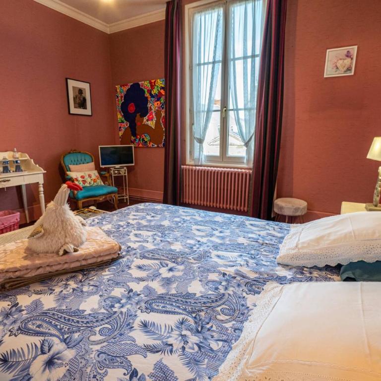 Le Cedre Bleu - Chambre Double avec Salle de Bains Privative - 3