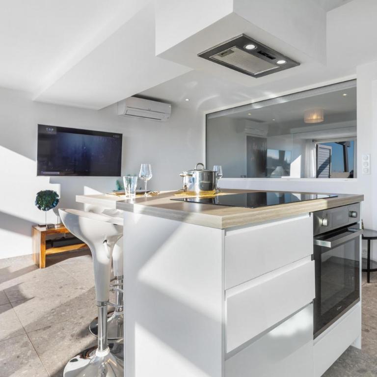 Le XO - Appartement luxe - coursive - terrasse - Port Nature 2 - Village Naturiste - Apartment mit 1 Schlafzimmer - 8