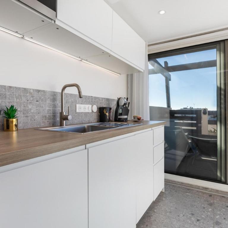Le XO - Appartement luxe - coursive - terrasse - Port Nature 2 - Village Naturiste - Apartment mit 1 Schlafzimmer - 9