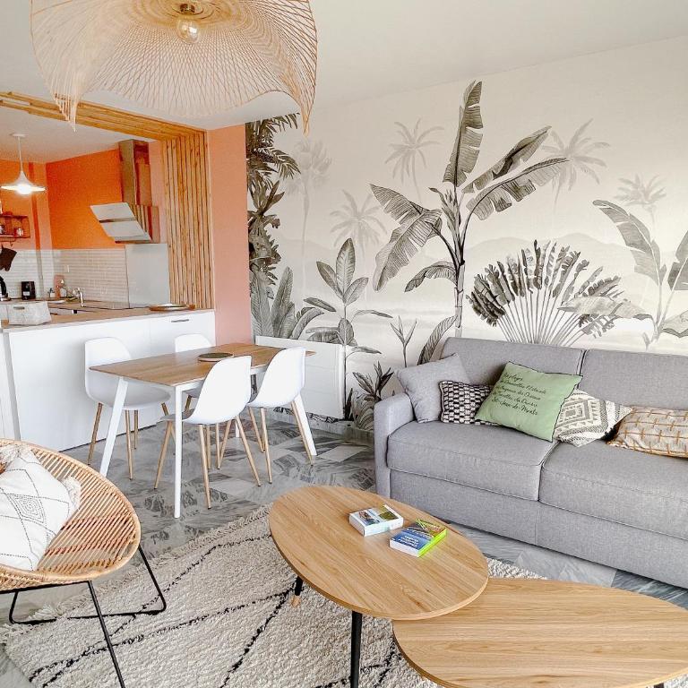 Au85, Bel appartement, vue océan, pied de la plage - Appartamento con 1 Camera da Letto - 5